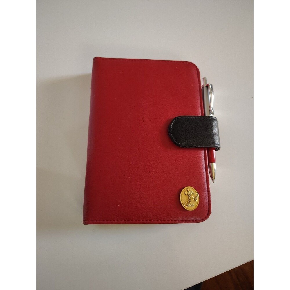 Walt Disney Store Mickey Mouse Red Calendar Wallet  (41)